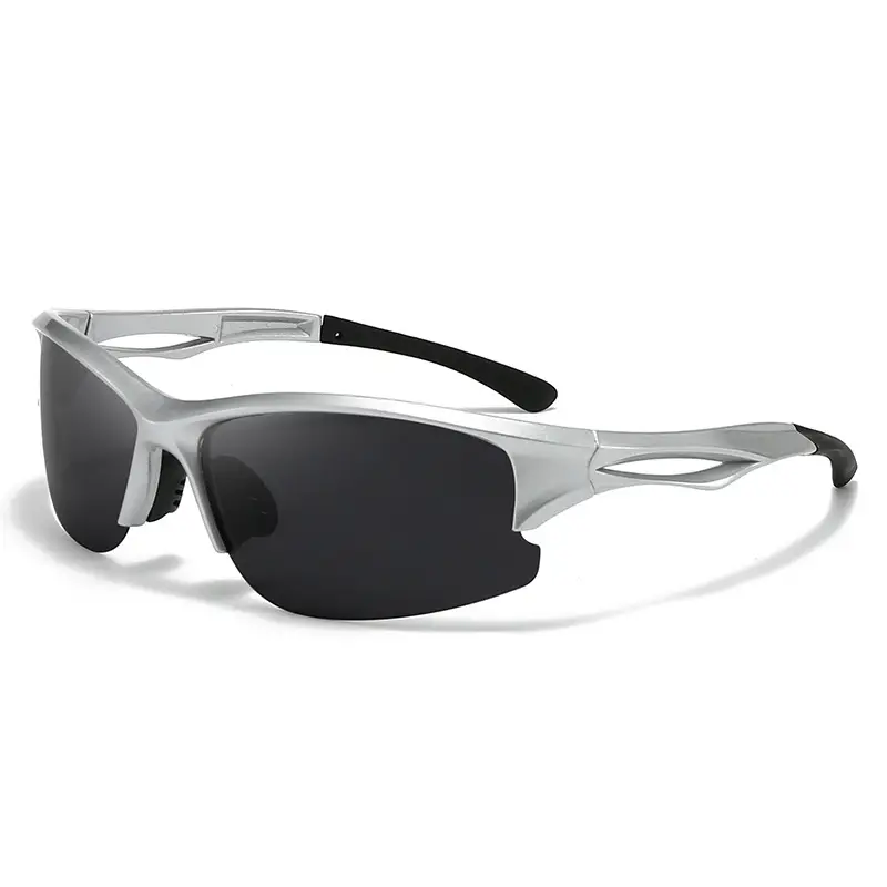 Men Polarized Sunglasses Solar Glass Black Red - Image 10