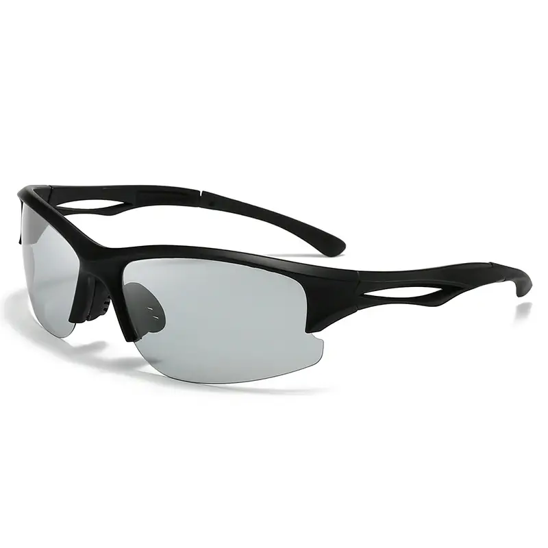 Men Polarized Sunglasses Solar Glass Black Red - Image 11