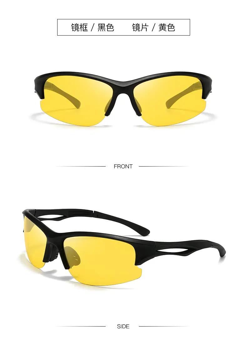 Men Polarized Sunglasses Solar Glass Black Red β feature 14