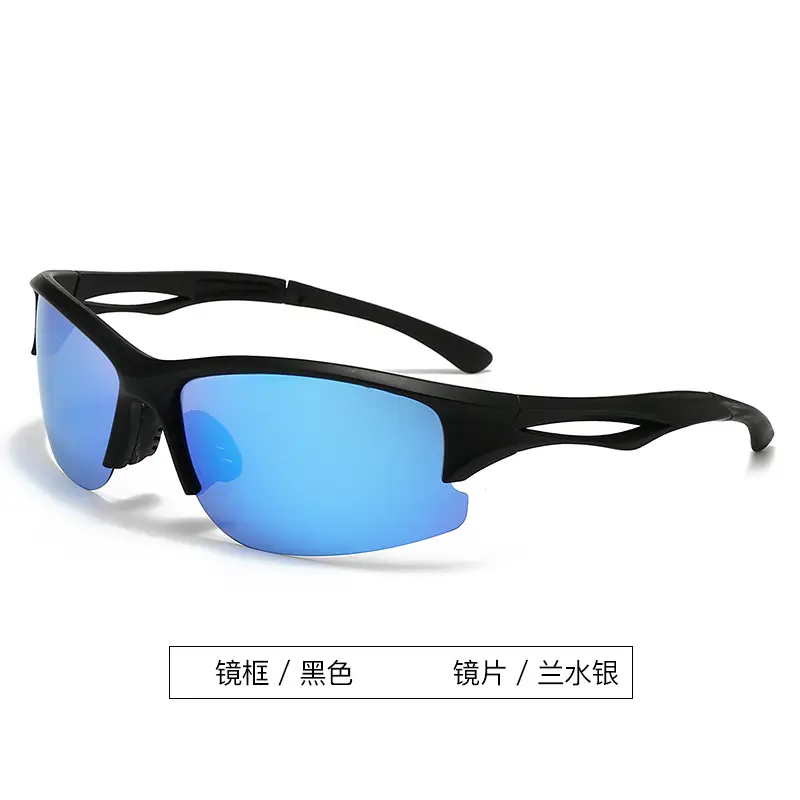 Men Polarized Sunglasses Solar Glass Black Red - Image 6
