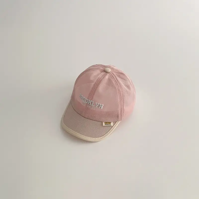 Yipan Kids' Black Mesh Suncap for Boys Girls
