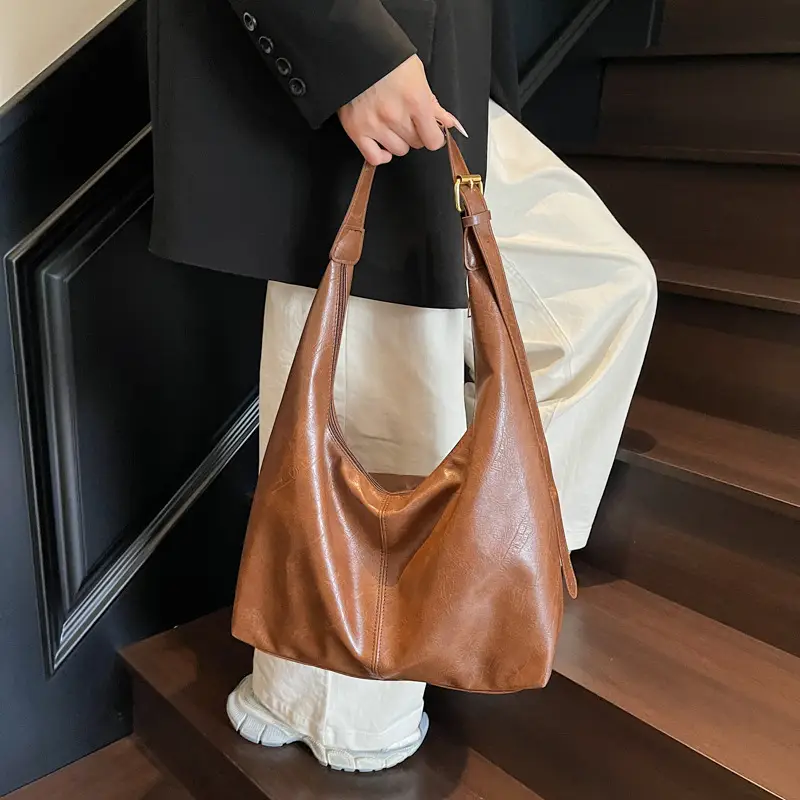 Retro Gold Tote Bag Women 2025 New Arrival - Image 5