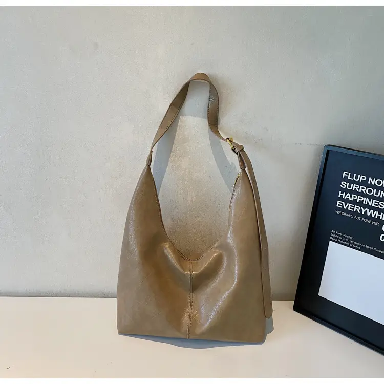 Retro Gold Tote Bag Women 2025 New Arrival - Image 2