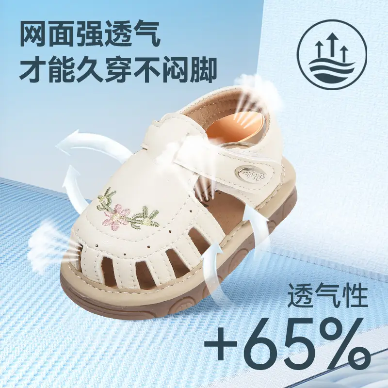 Summer Baby Toddler Shoes Women's Breathable Baby Sandals Non-slip Soft Sole Call Shoes 011 Year Old Baby Shoes for Men - Image 4