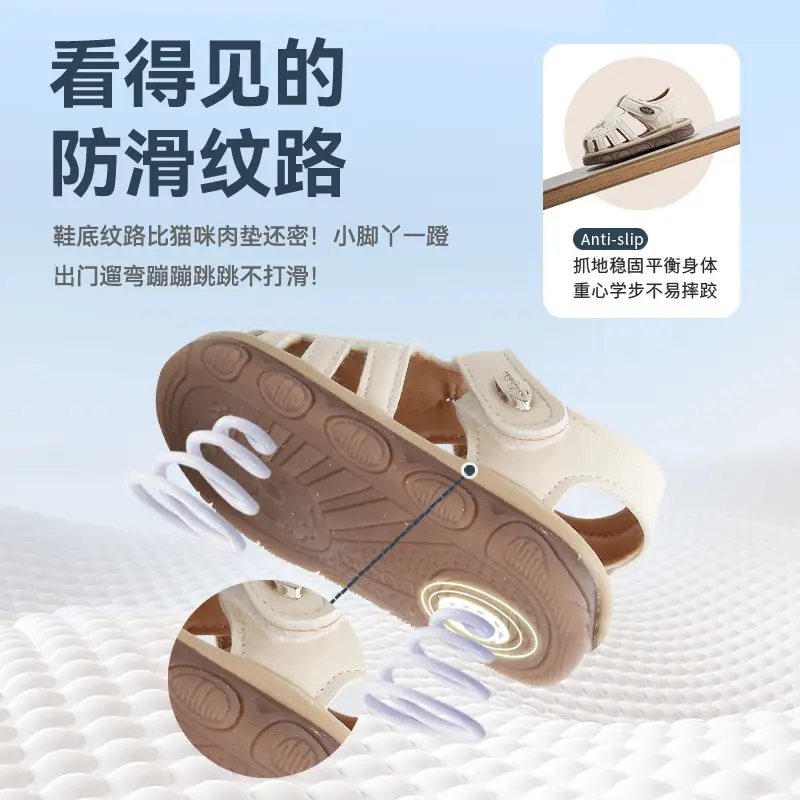 Summer Baby Toddler Shoes Women's Breathable Baby Sandals Non-slip Soft Sole Call Shoes 011 Year Old Baby Shoes for Men - Image 5