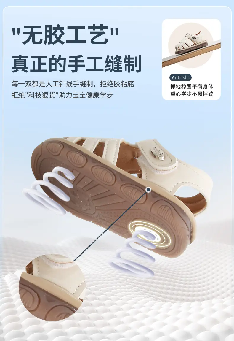 Summer Baby Toddler Shoes Women's Breathable Baby Sandals Non-slip Soft Sole Call Shoes 011 Year Old Baby Shoes for Men — feature 16