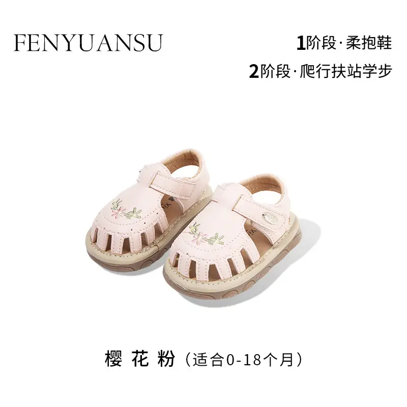 Summer Baby Toddler Shoes Women's Breathable Baby Sandals Non-slip Soft Sole Call Shoes 011 Year Old Baby Shoes for Men - Image 2