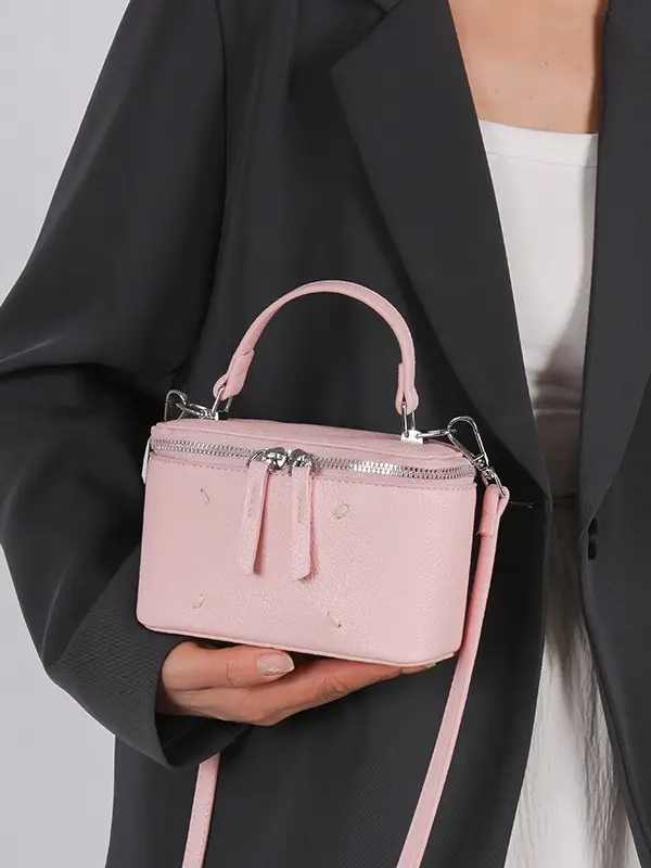 Red Square Handbag for Women 2025 New Trendy Fashion