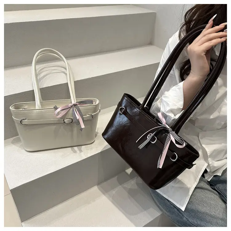 Women's Beige Bow Handbag Spring Summer 2025 — feature 26