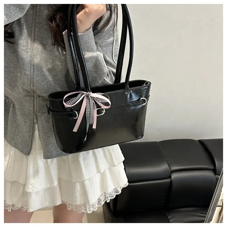 Women's Beige Bow Handbag Spring Summer 2025 — feature 27