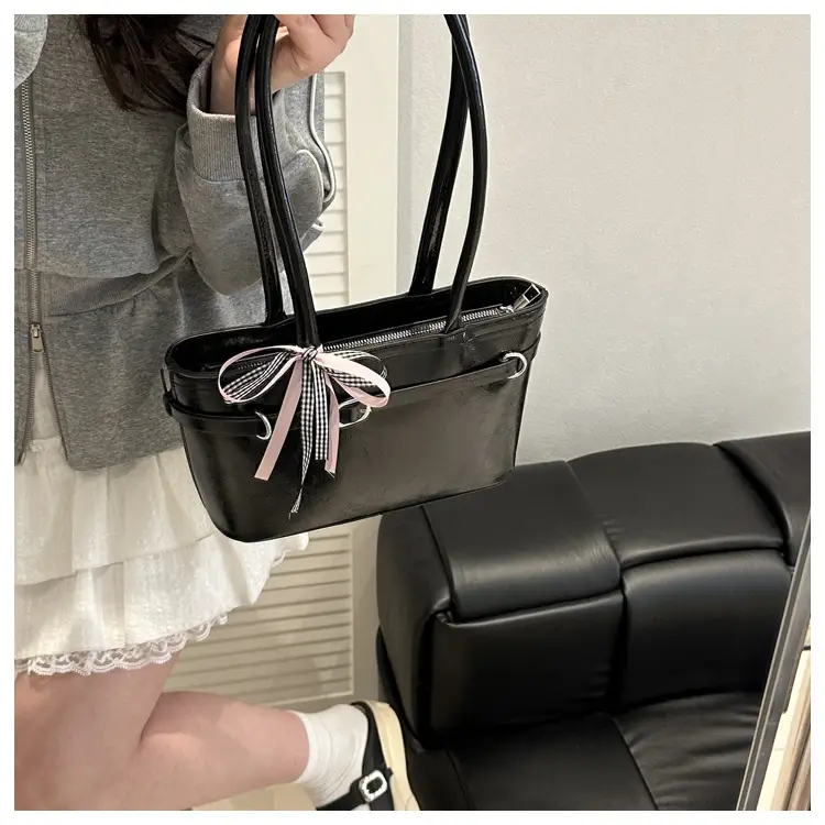 Women's Beige Bow Handbag Spring Summer 2025 — feature 28