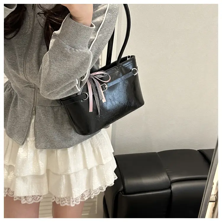 Women's Beige Bow Handbag Spring Summer 2025 — feature 29