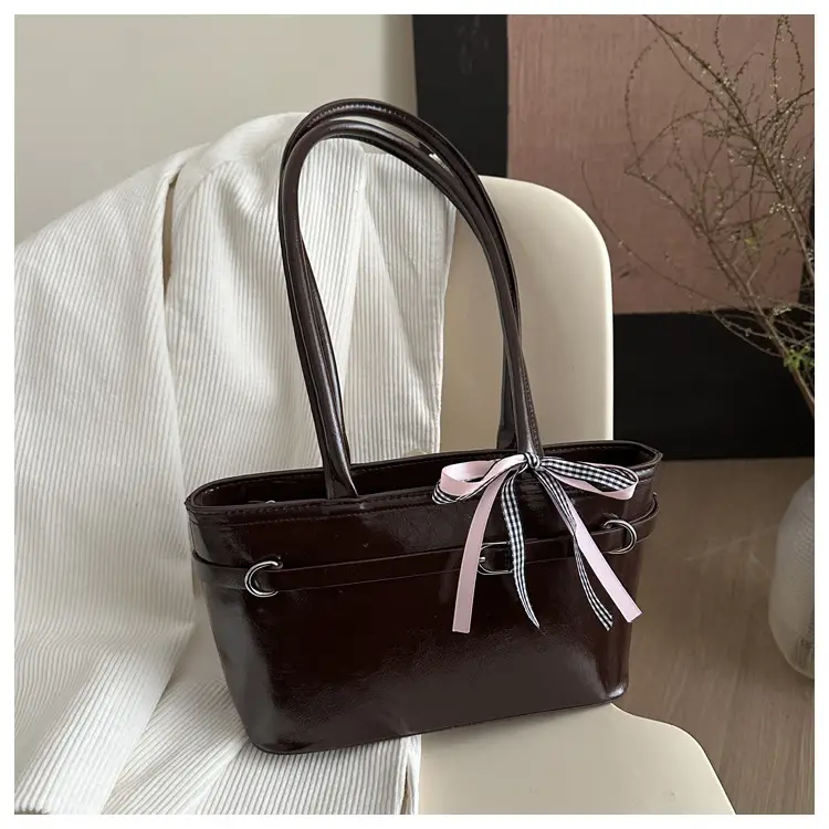 Women's Beige Bow Handbag Spring Summer 2025 — feature 32