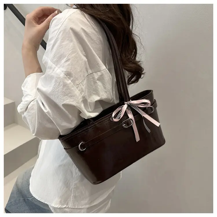 Women's Beige Bow Handbag Spring Summer 2025 — feature 35