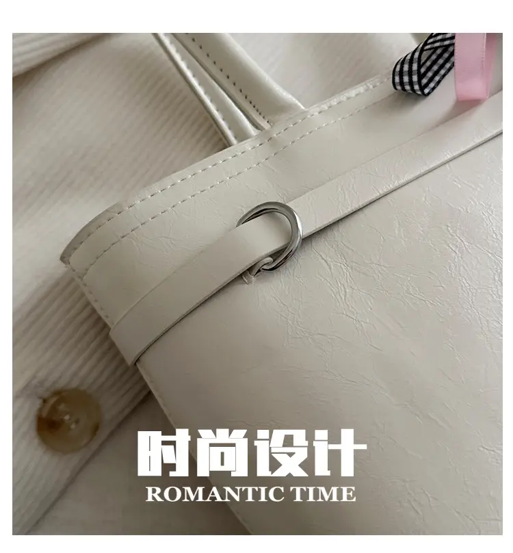 Women's Beige Bow Handbag Spring Summer 2025 — feature 4
