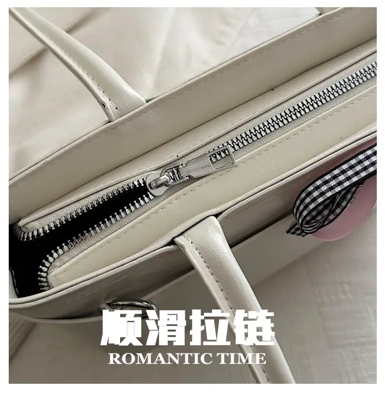 Women's Beige Bow Handbag Spring Summer 2025 — feature 6
