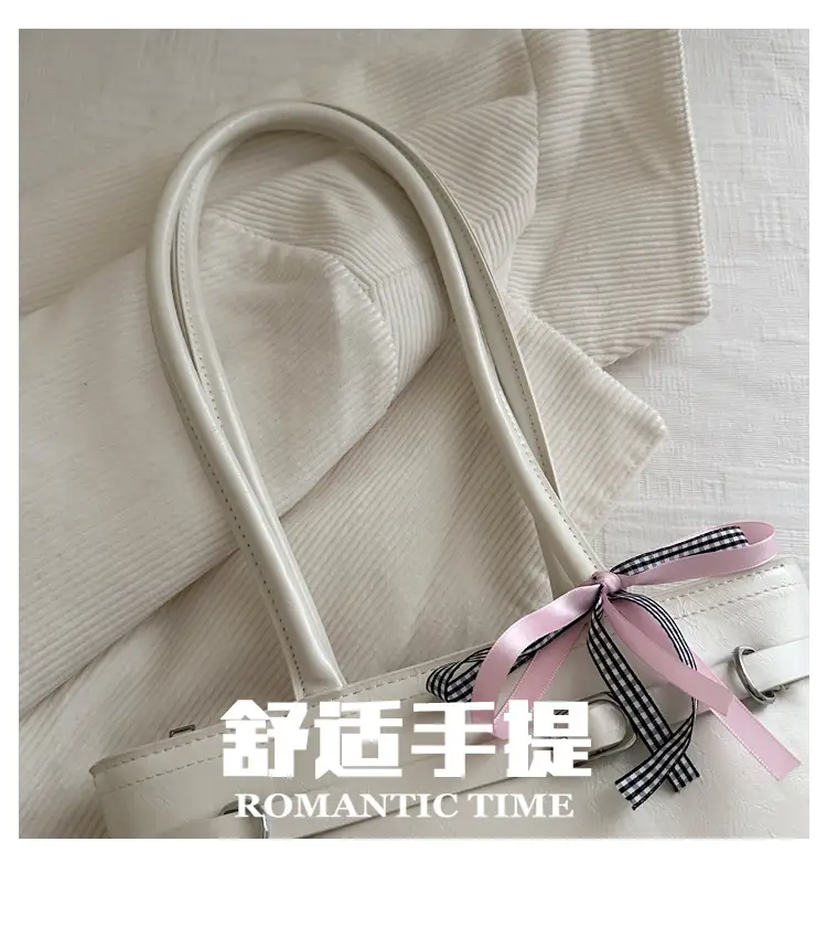 Women's Beige Bow Handbag Spring Summer 2025 — feature 7