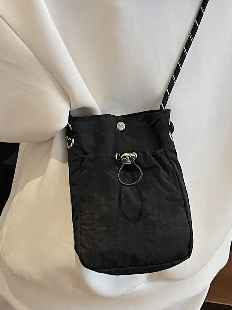 2025 Yellow Drawstring Shoulder Crossbody Bag for Women - Image 8