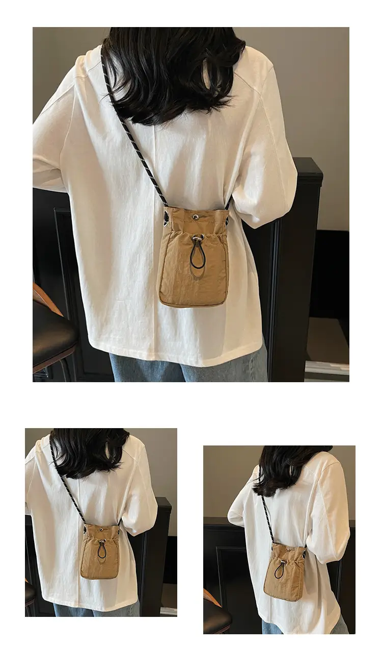 2025 Yellow Drawstring Shoulder Crossbody Bag for Women — feature 12