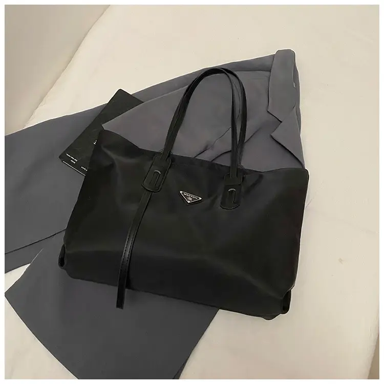 Black Oxford Tote Bag Women 2025 Casual Lightweight — feature 16