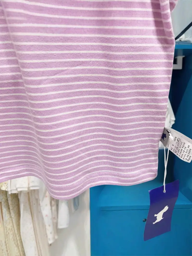 Korean Kids Striped T-Shirt Summer Boys Girls - Image 8