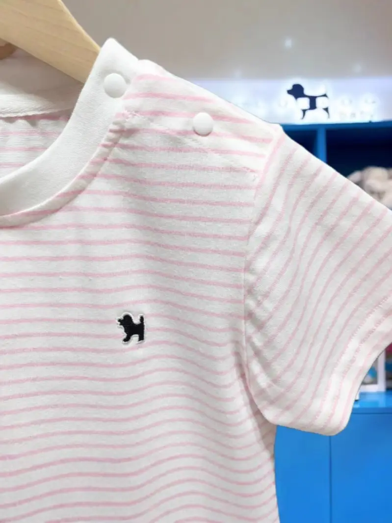 Korean Kids Striped T-Shirt Summer Boys Girls - Image 9