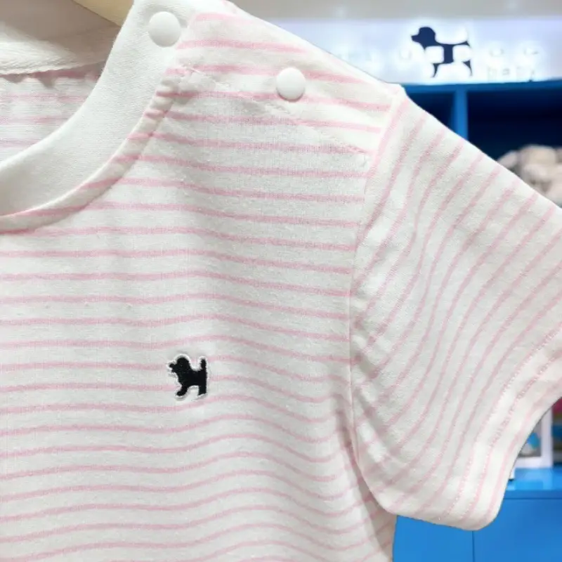 Korean Kids Striped T-Shirt Summer Boys Girls — feature 24