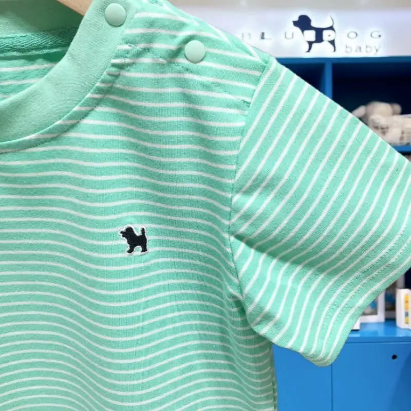 Korean Kids Striped T-Shirt Summer Boys Girls — feature 6