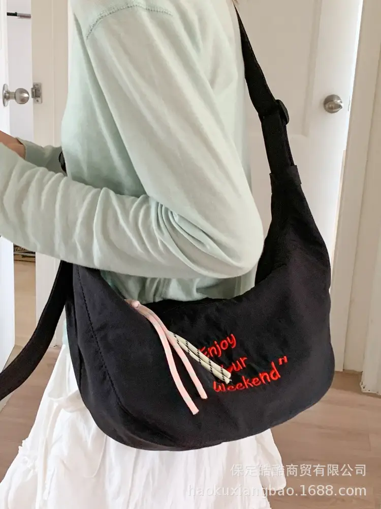 Women Yellow Embroidered Shoulder Crossbody Bag 2025 - Image 2