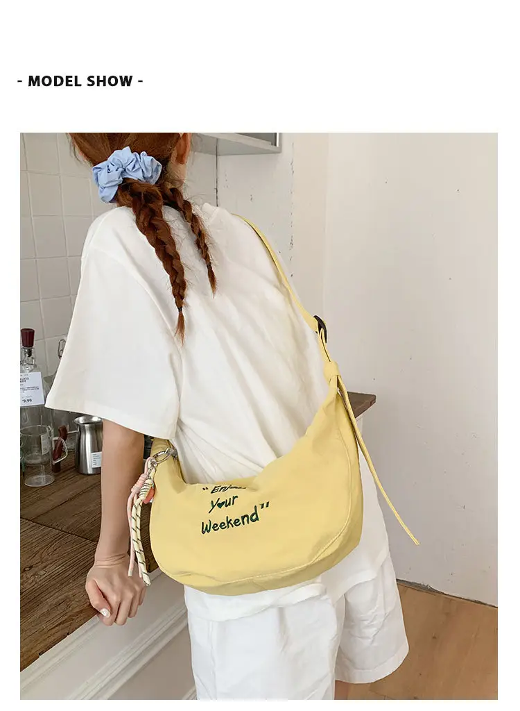Women Yellow Embroidered Shoulder Crossbody Bag 2025 — feature 11
