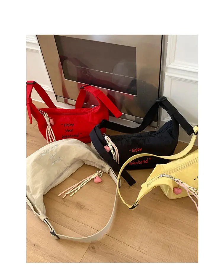 Women Yellow Embroidered Shoulder Crossbody Bag 2025 — feature 4