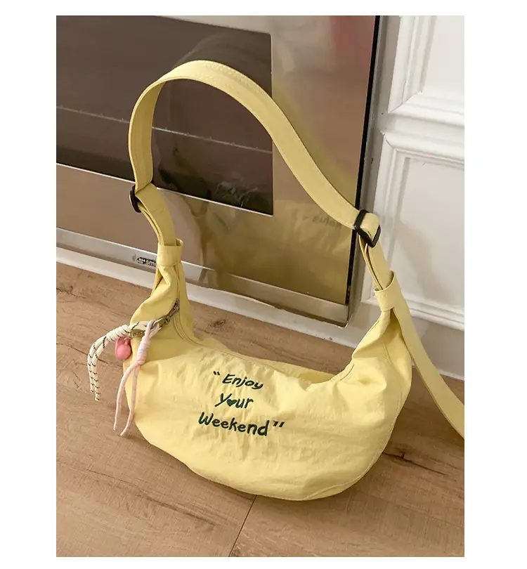 Women Yellow Embroidered Shoulder Crossbody Bag 2025 — feature 9