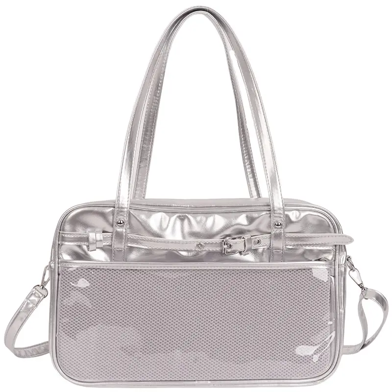 Transparent Two-Dimensional Pain Bag Large Capacity Women's Shoulder Crossbody Tote - Image 10
