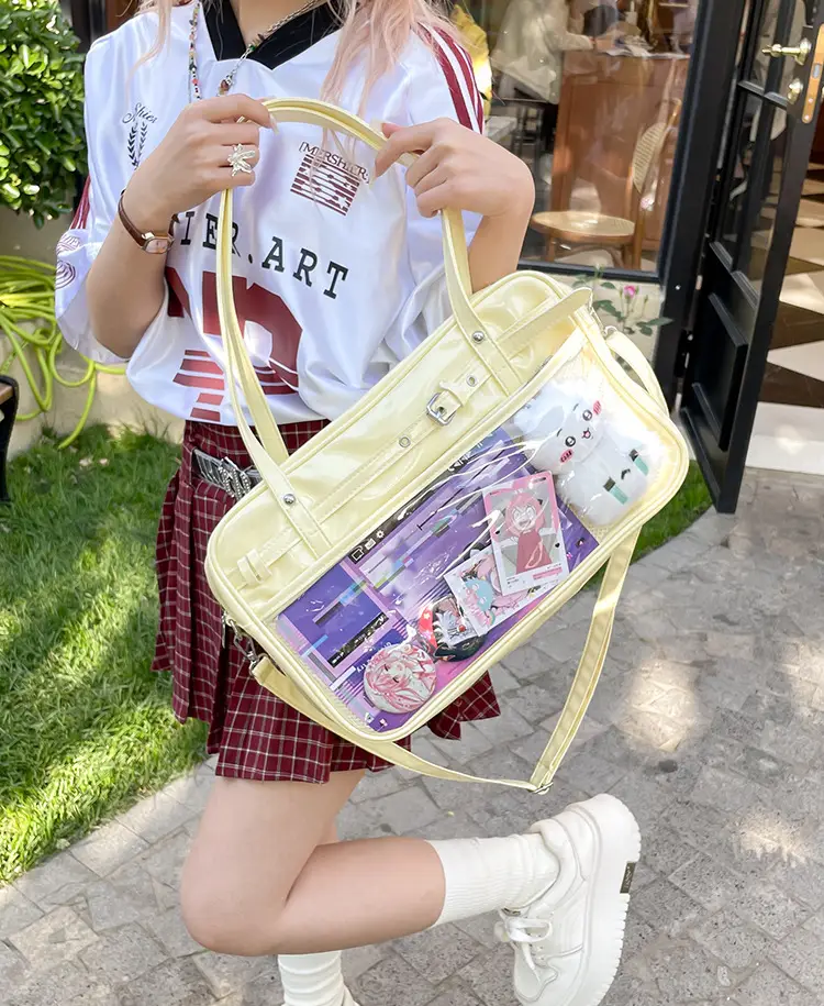 Transparent Two-Dimensional Pain Bag Large Capacity Women's Shoulder Crossbody Tote — feature 16