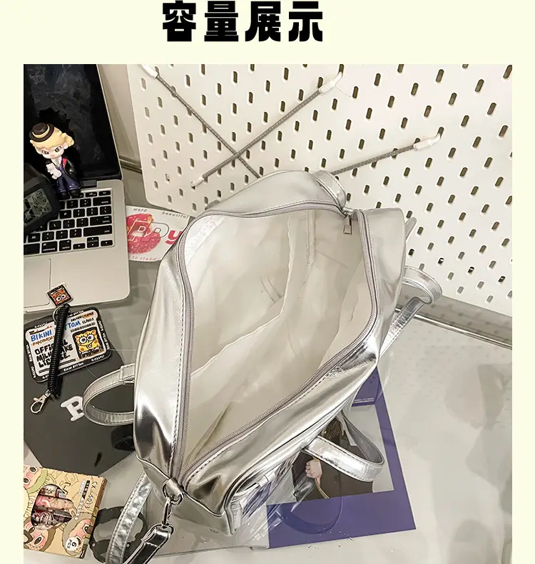 Transparent Two-Dimensional Pain Bag Large Capacity Women's Shoulder Crossbody Tote — feature 28