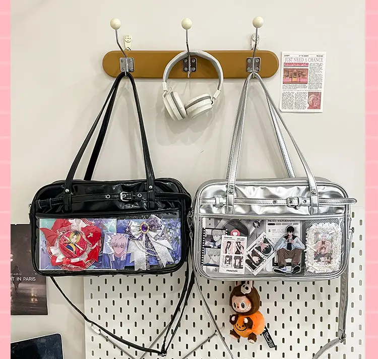 Transparent Two-Dimensional Pain Bag Large Capacity Women's Shoulder Crossbody Tote — feature 37
