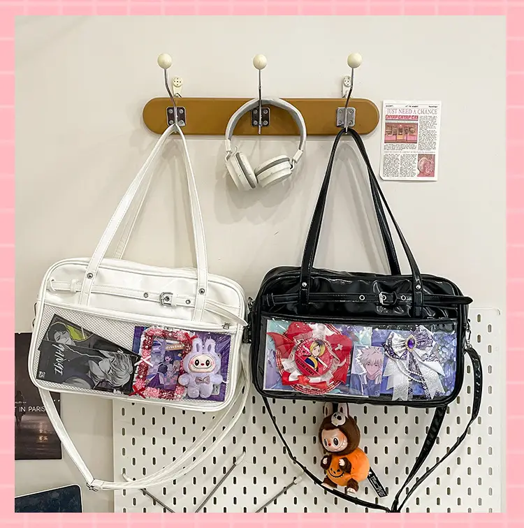 Transparent Two-Dimensional Pain Bag Large Capacity Women's Shoulder Crossbody Tote — feature 38