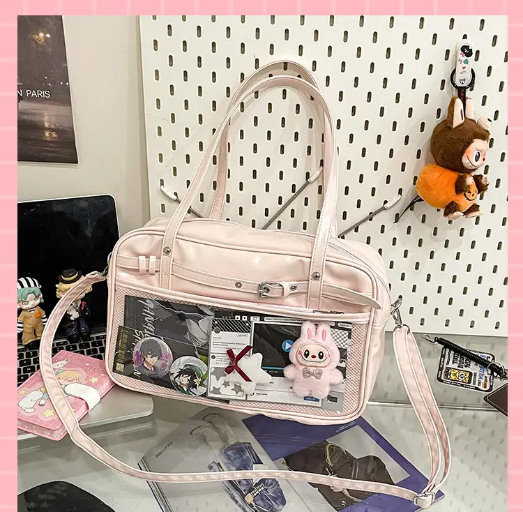Transparent Two-Dimensional Pain Bag Large Capacity Women's Shoulder Crossbody Tote — feature 41