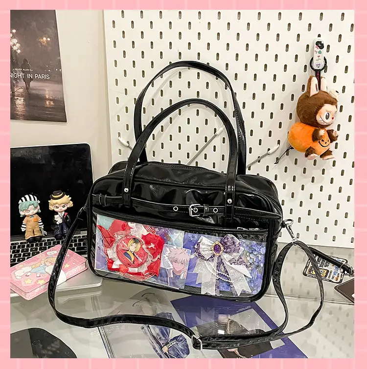 Transparent Two-Dimensional Pain Bag Large Capacity Women's Shoulder Crossbody Tote — feature 42