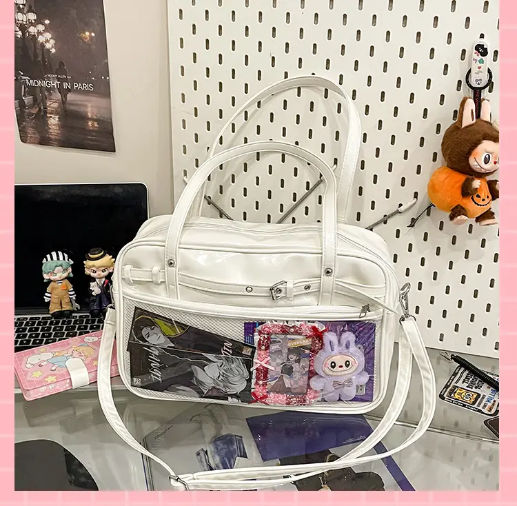 Transparent Two-Dimensional Pain Bag Large Capacity Women's Shoulder Crossbody Tote — feature 43