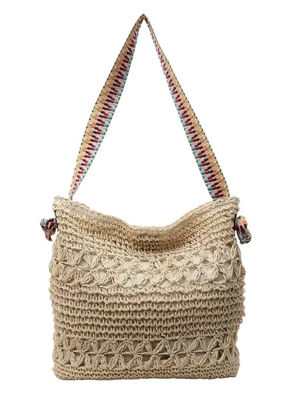 Women Cross-Border Woven Bag Large Capacity Summer Tote - Image 7