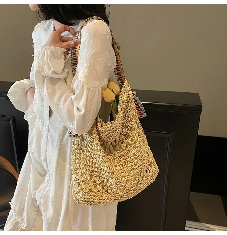 Women Cross-Border Woven Bag Large Capacity Summer Tote — feature 17