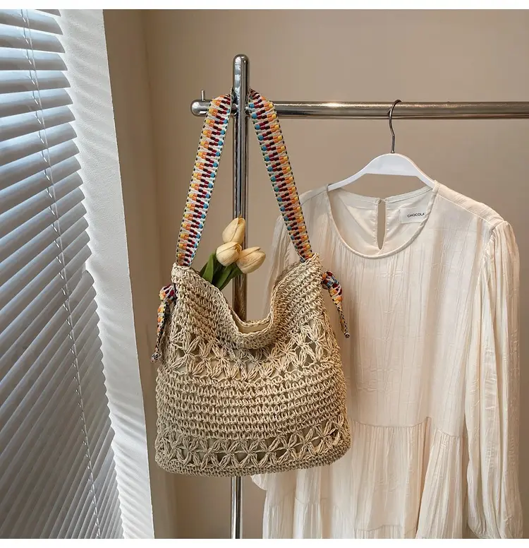 Women Cross-Border Woven Bag Large Capacity Summer Tote — feature 24