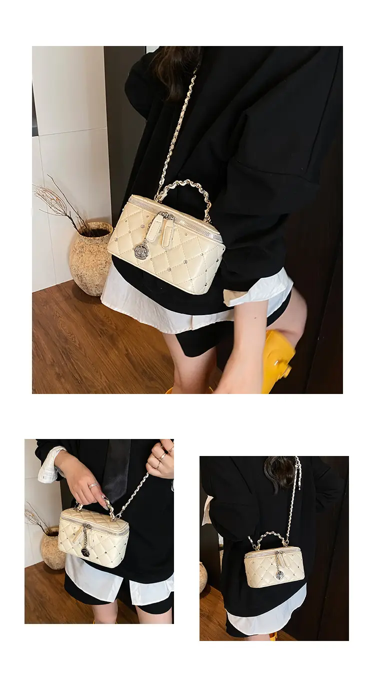 Trendy Quilted Chain Shoulder Bag for Women — feature 21