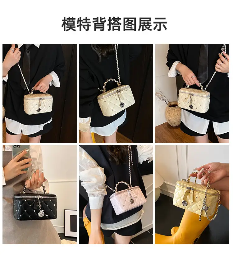 Trendy Quilted Chain Shoulder Bag for Women — feature 7