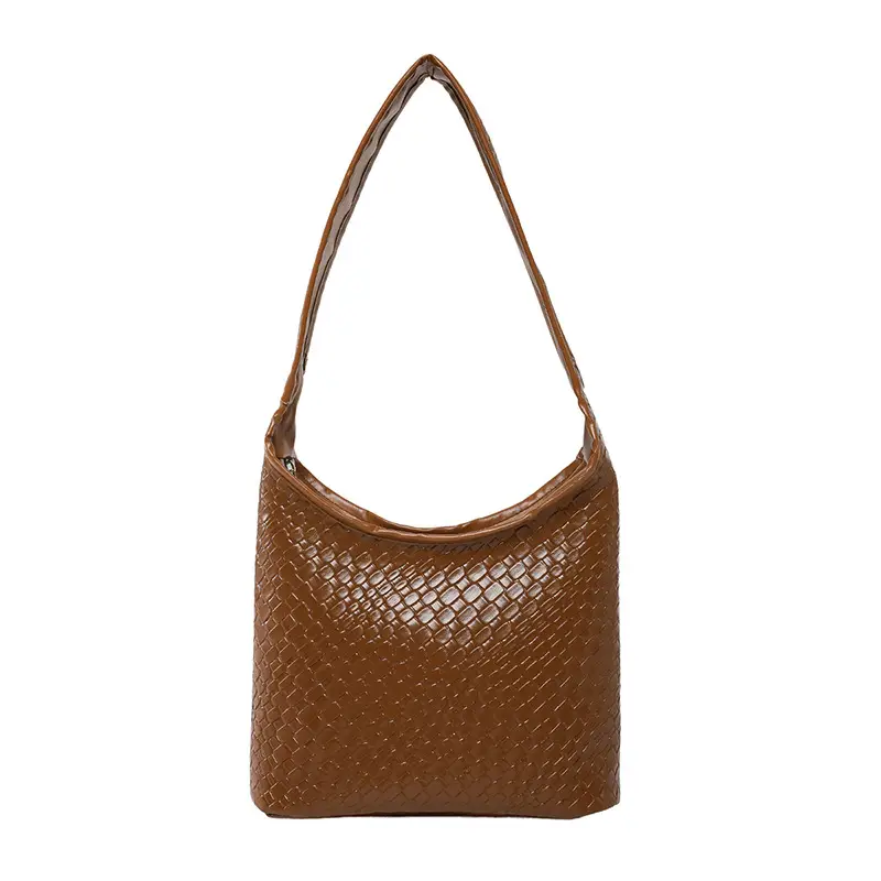 Pink Woven Shoulder Bag for Women 2025 - Image 9