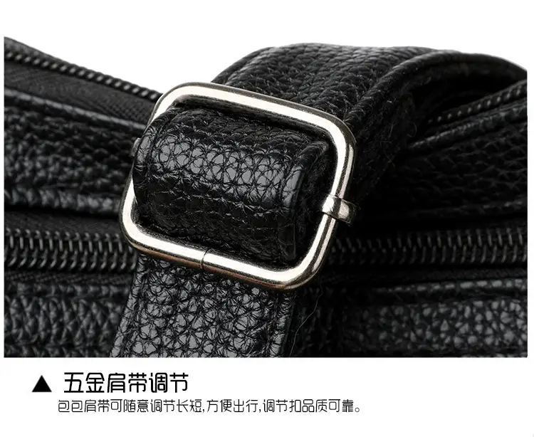 New Women's Soft Leather Crossbody Bag Large Capacity Multi Pocket — feature 8