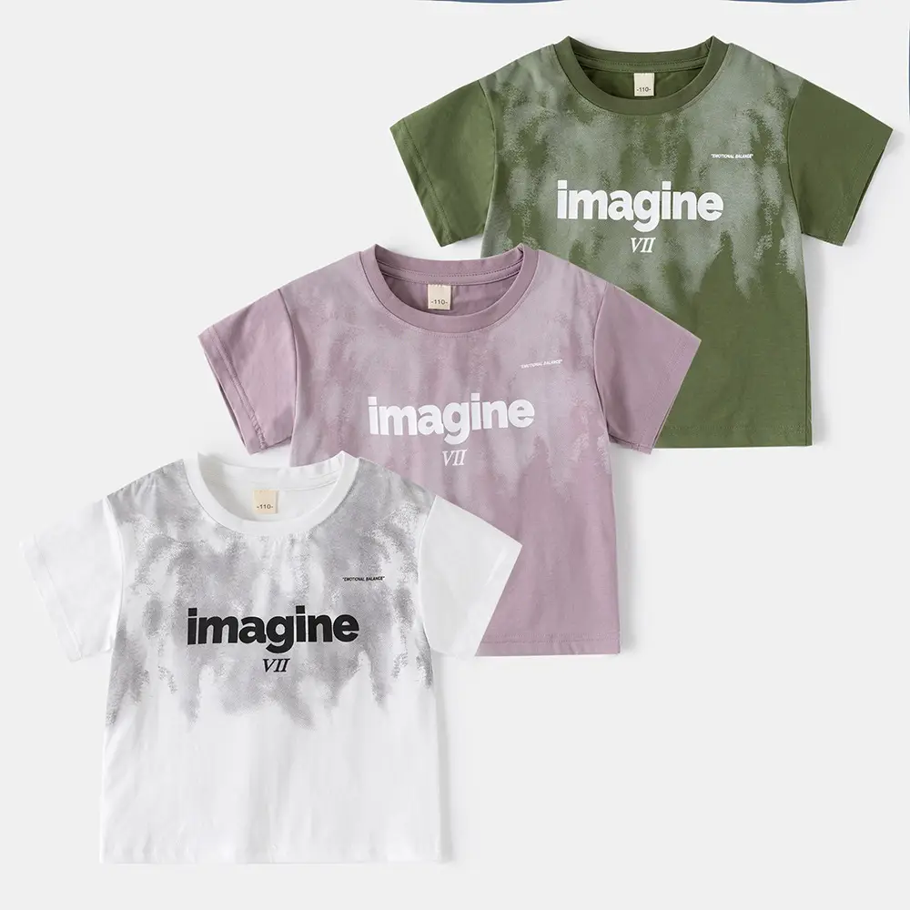 Boys & Girls 2025 Printed T-Shirt Set Summer — feature 1