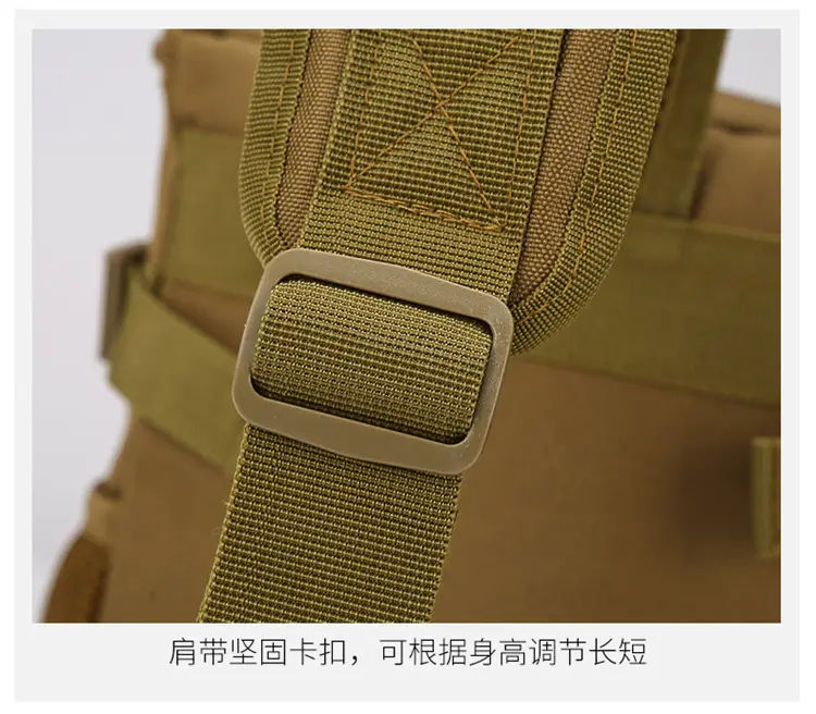 Masawe Tactical Shoulder Bag Large Capacity Tan Multi-Functional — feature 32