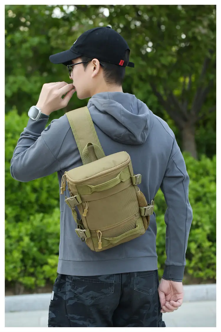 Masawe Tactical Shoulder Bag Large Capacity Tan Multi-Functional — feature 38
